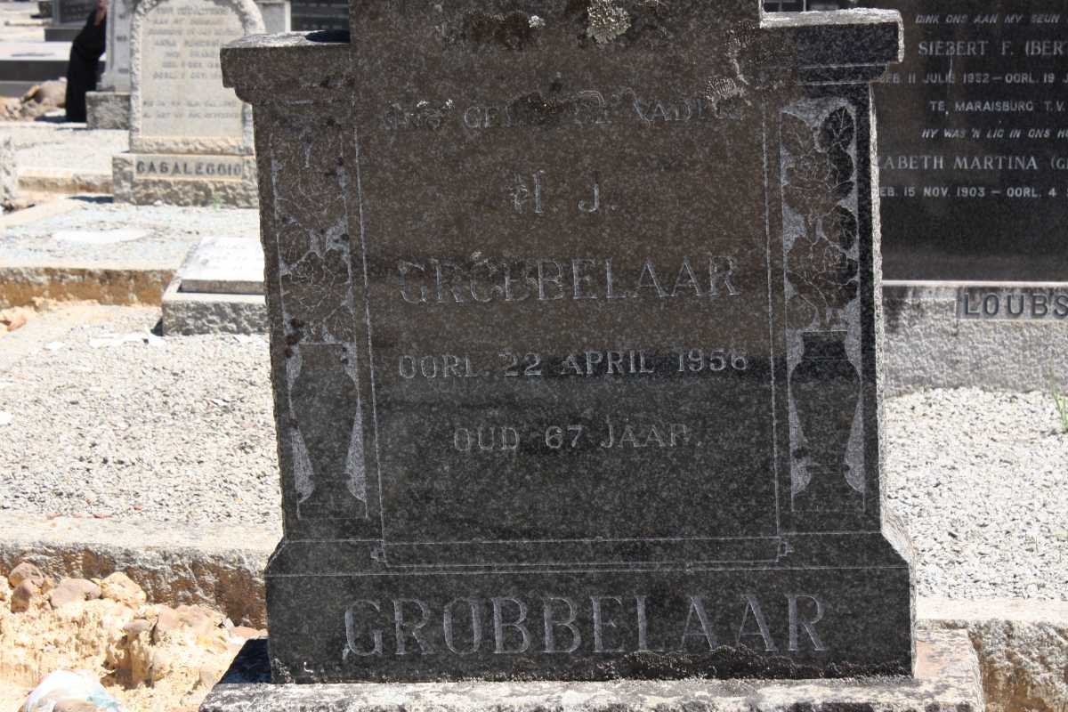 GROBBELAAR ? J. -1956
