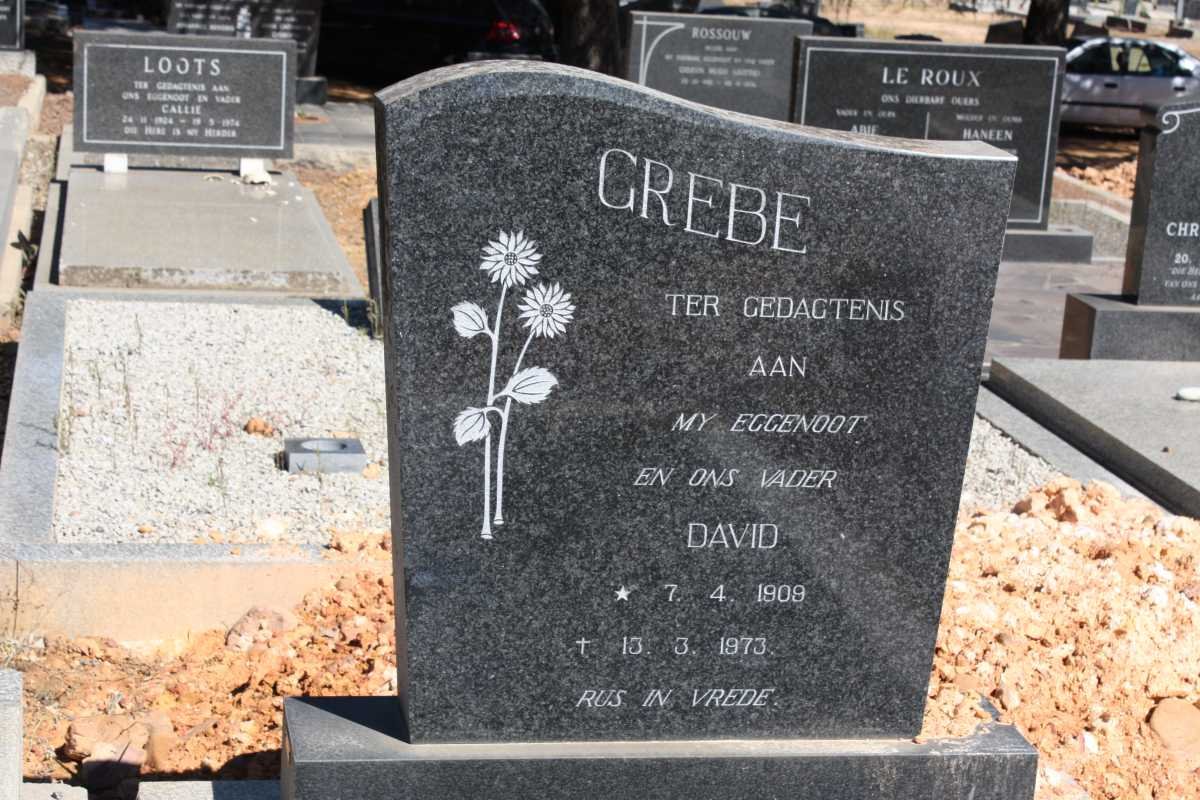 GREBE David 1909-1973