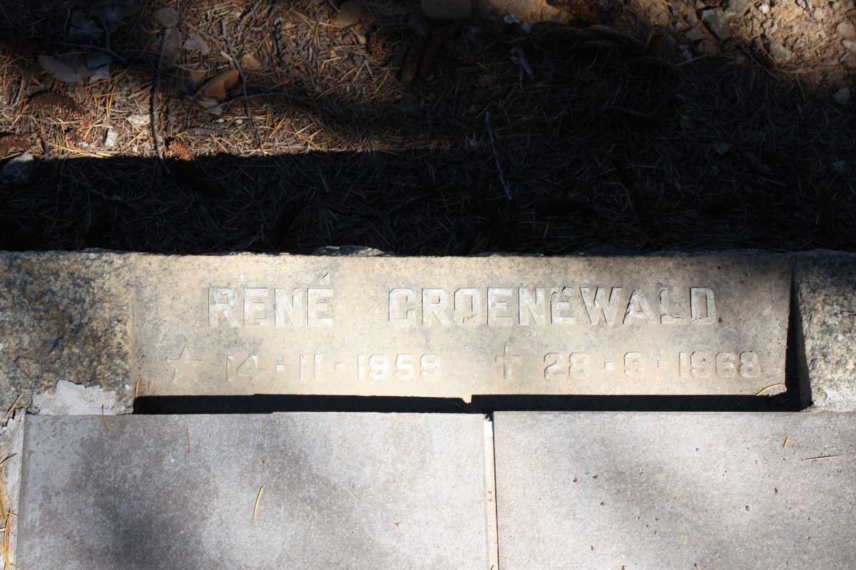 GROENEWALD Rene 1959-1968