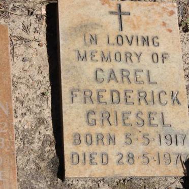 GRIESEL Carel Frederick 1917-1977