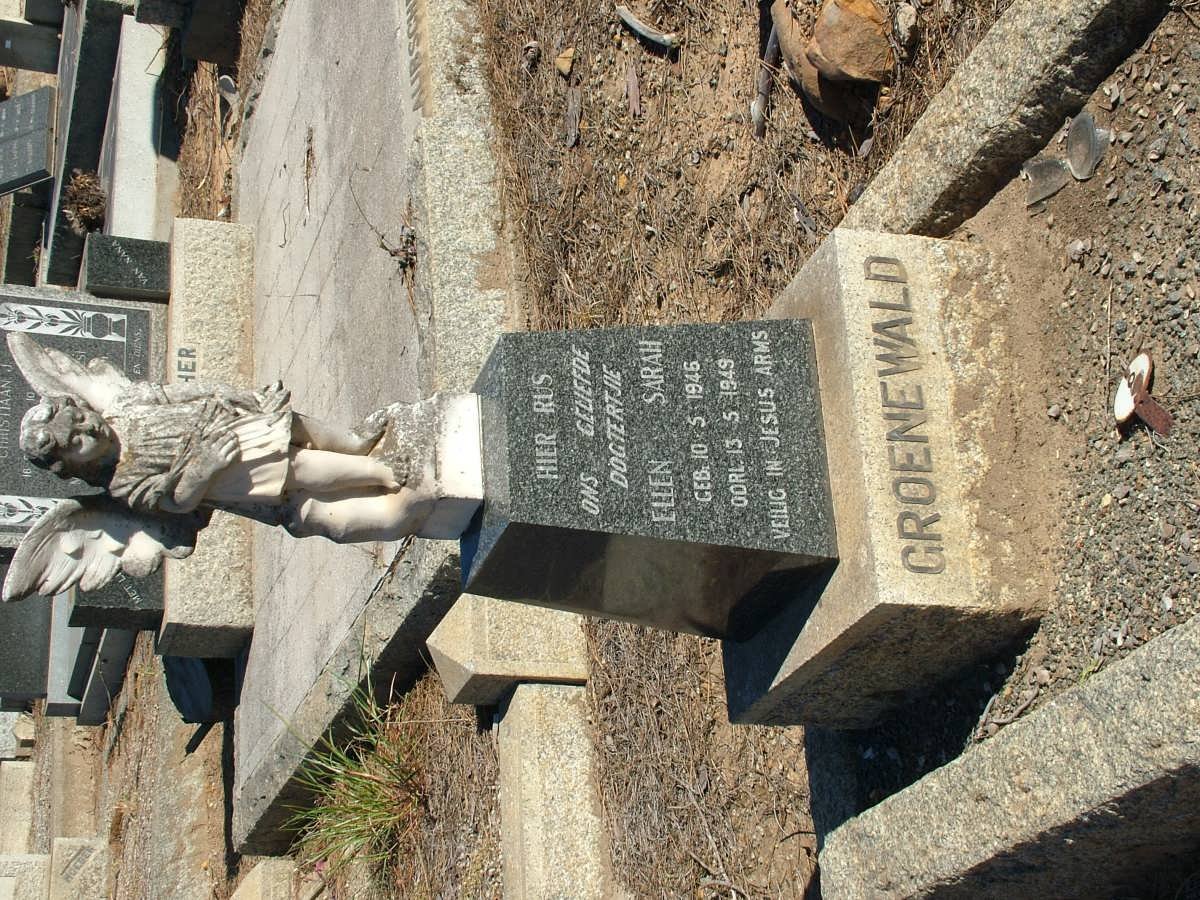 GROENEWALD Ellen Sarah 1946-1949