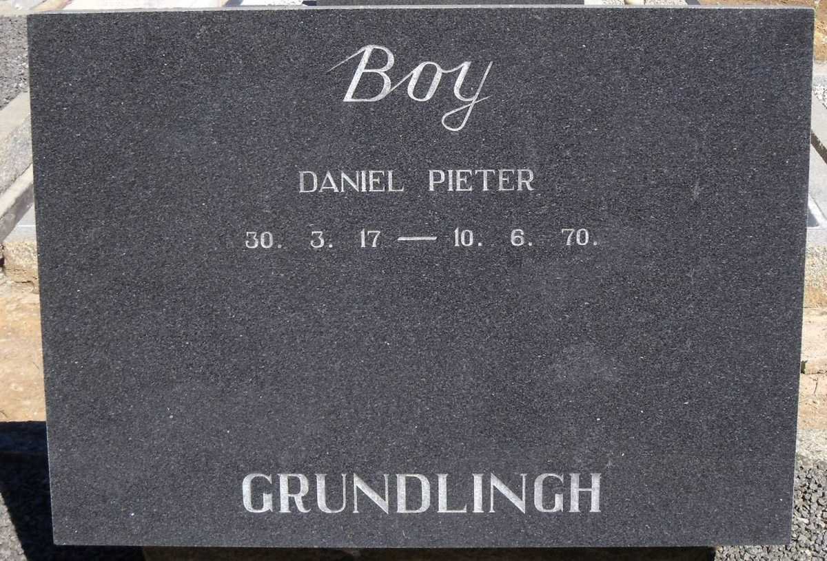 GRUNDLINGH Daniel Pieter 1917-1970