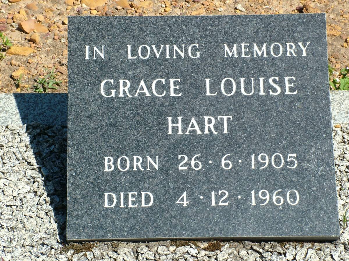 HART Grace Louise 1905-1960