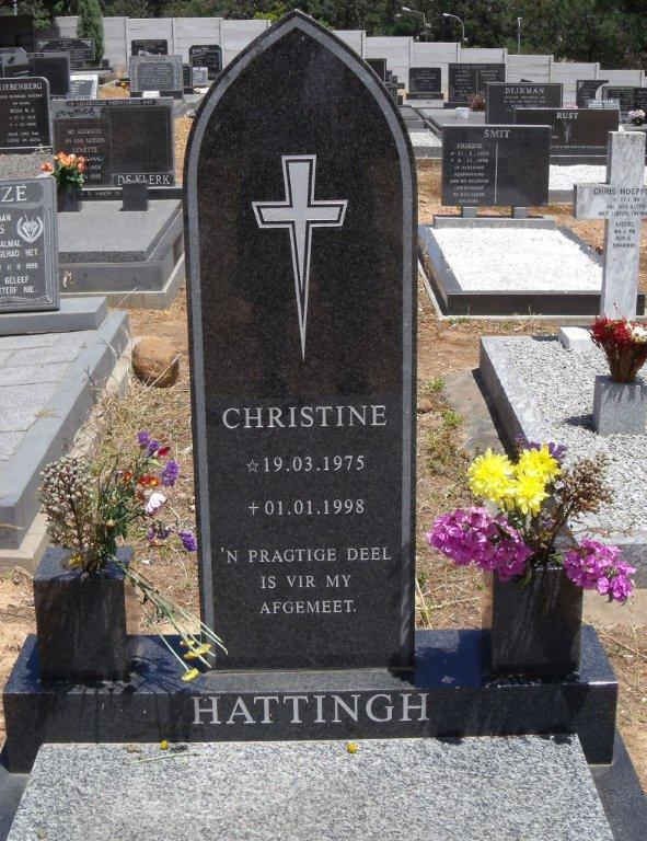 HATTINGH Christine 1975-1998