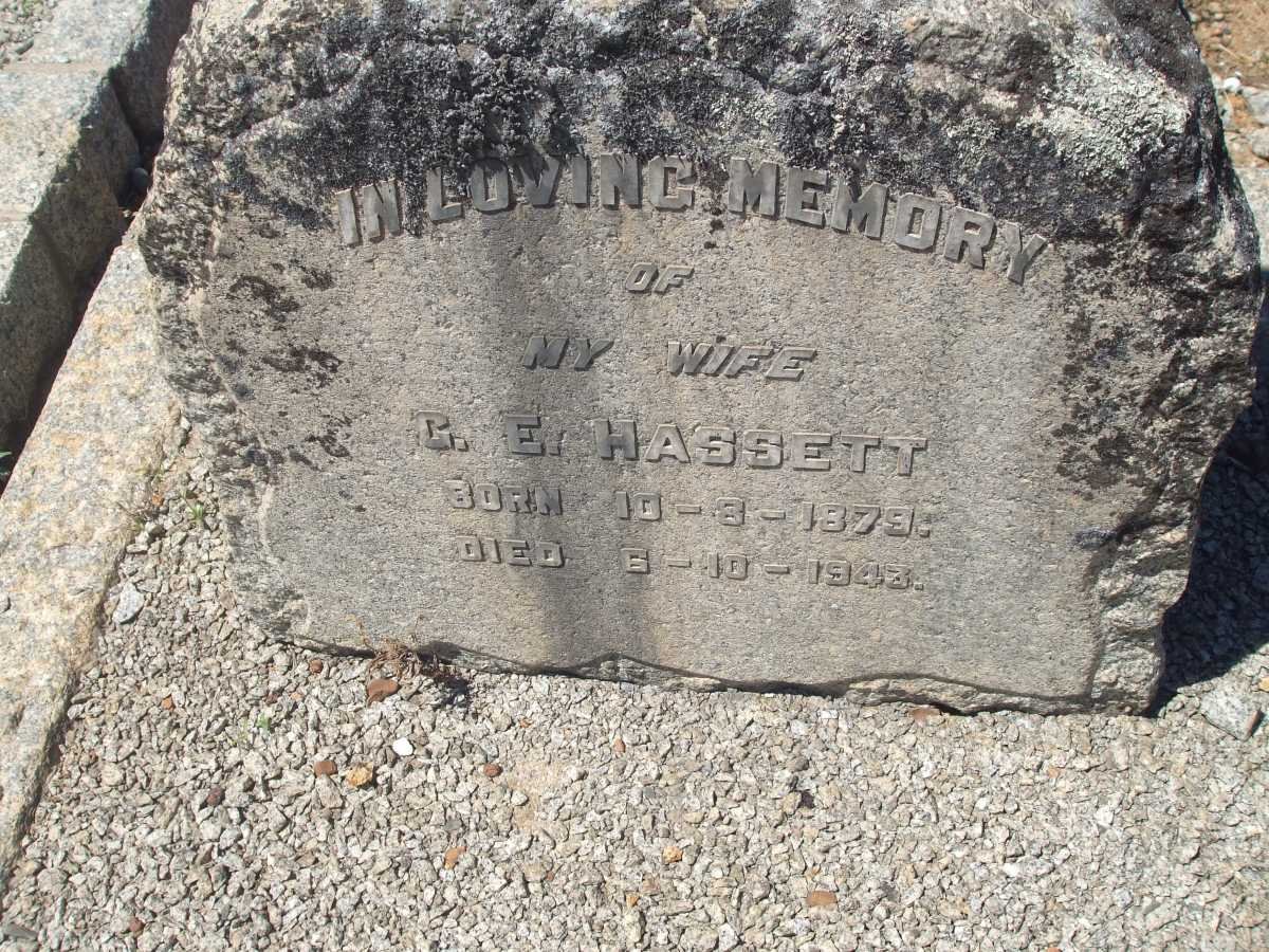 HASSETT G.E. 1879-1943