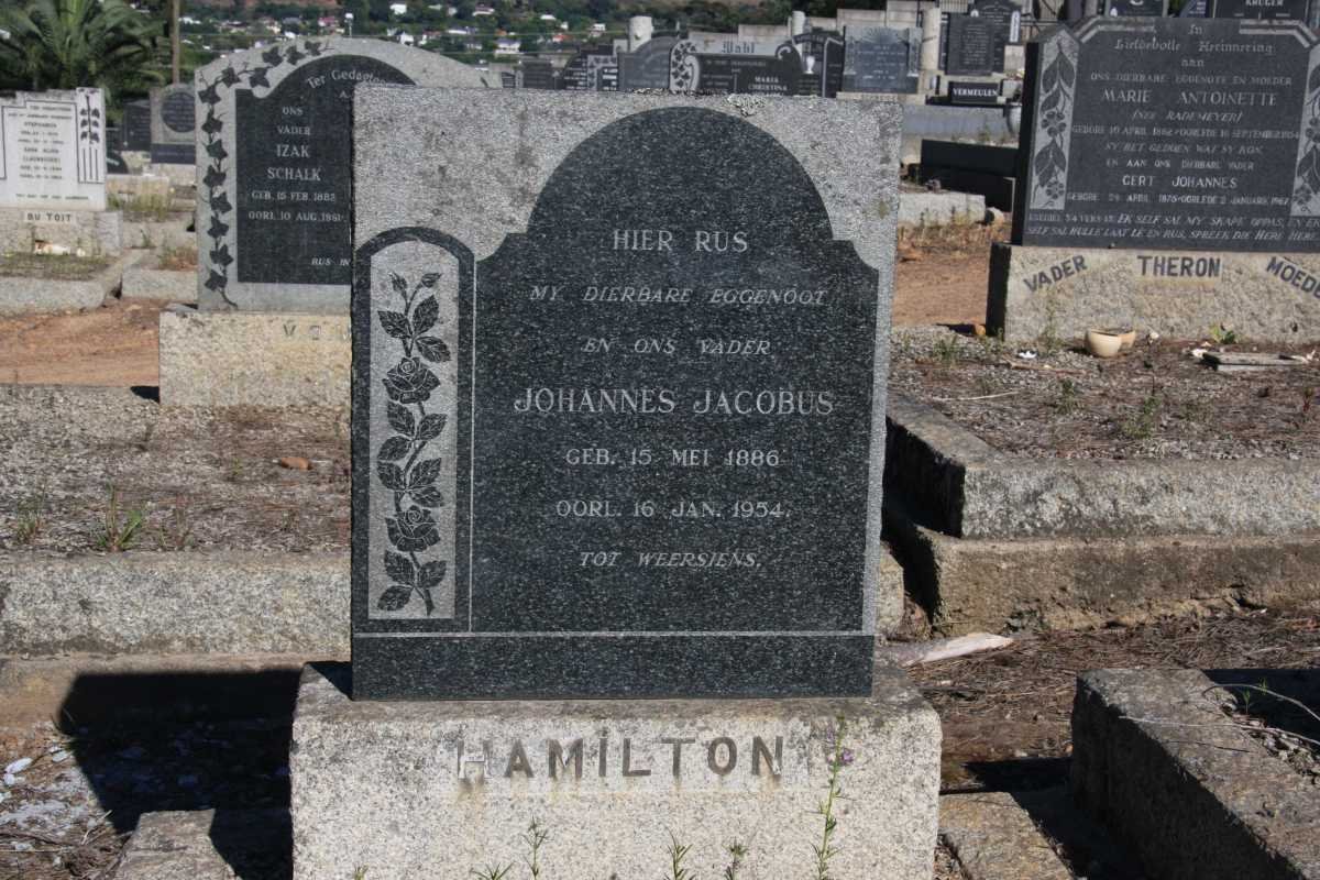 HAMILTON Johannes Jacobus 1886-1954