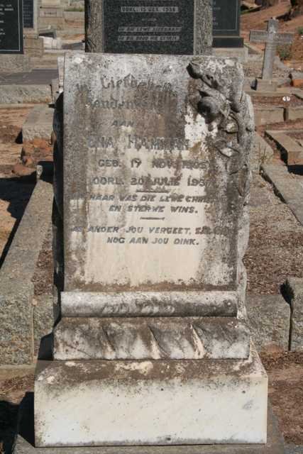 HAMMAN Ena 1905-1937