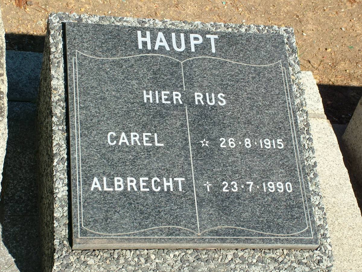 HAUPT Carel Albrecht 1915-1990 :: HAUPT S.K.J. :: DEMPERS Louis Christian 1918-1966 &amp; Susanna Katharina Johanna1932-2009
