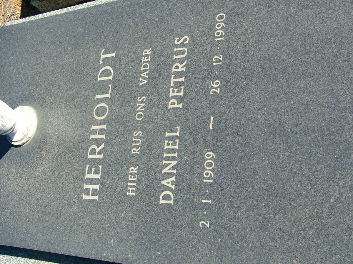 HERHOLDT Daniel Petrus 1909-1990