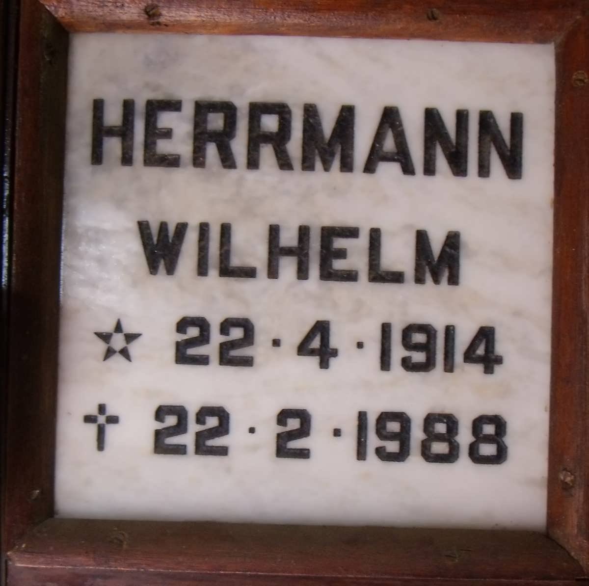 HERRMANN Wilhelm 1914-1988