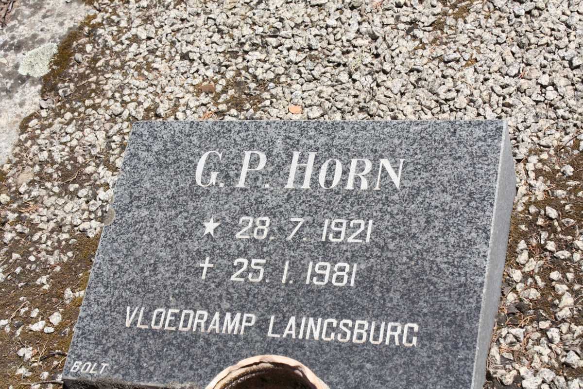 HORN G.P. 1921-1981