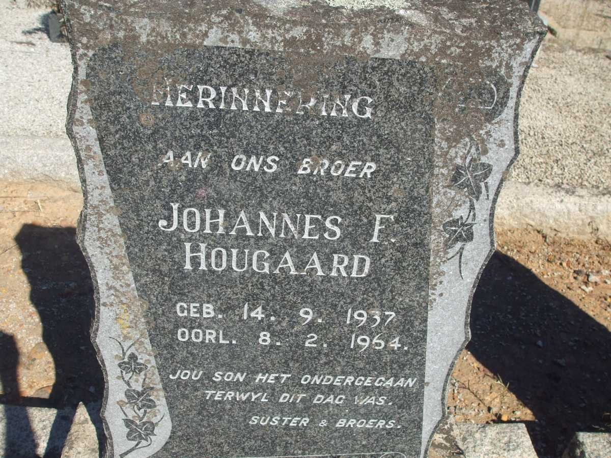 HOUGAARD Johannes F. 1937-1964