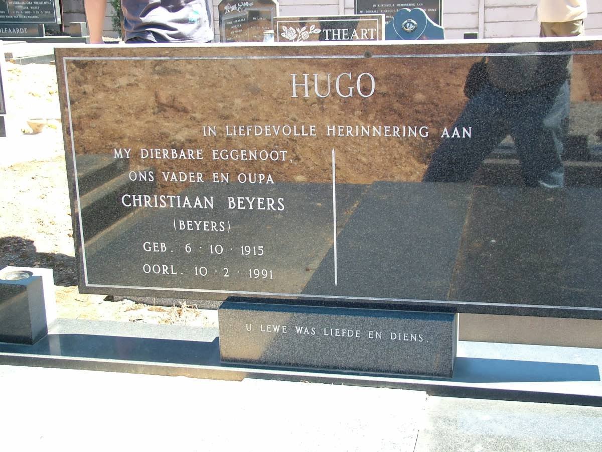 HUGO Christiaan Beyers 1915-1991