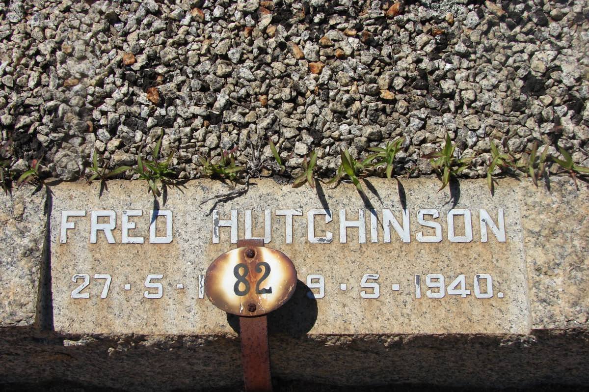 HUTCHINSON Fred -1940