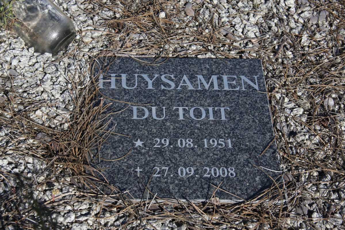 HUYSAMEN Du Toit 1951-2008