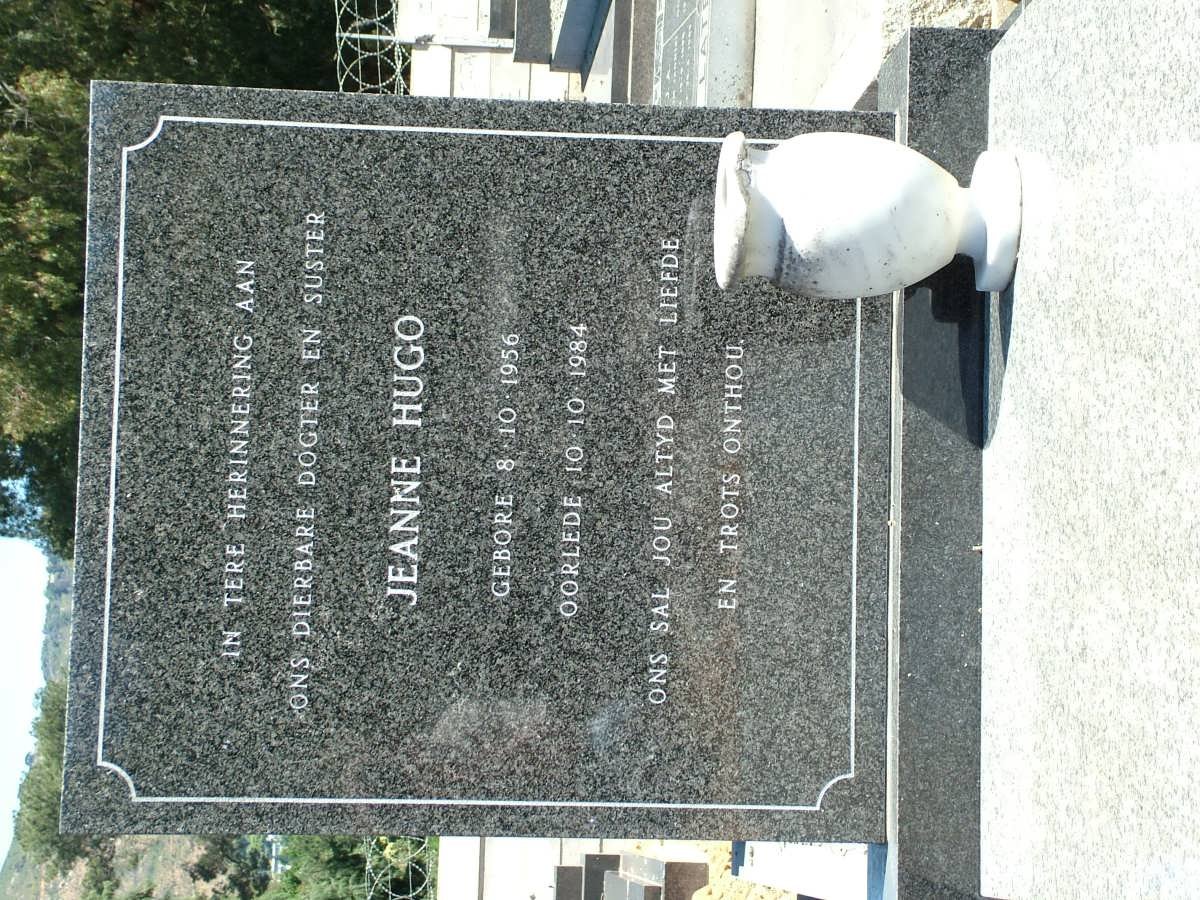 HUGO Jeanne 1956-1984
