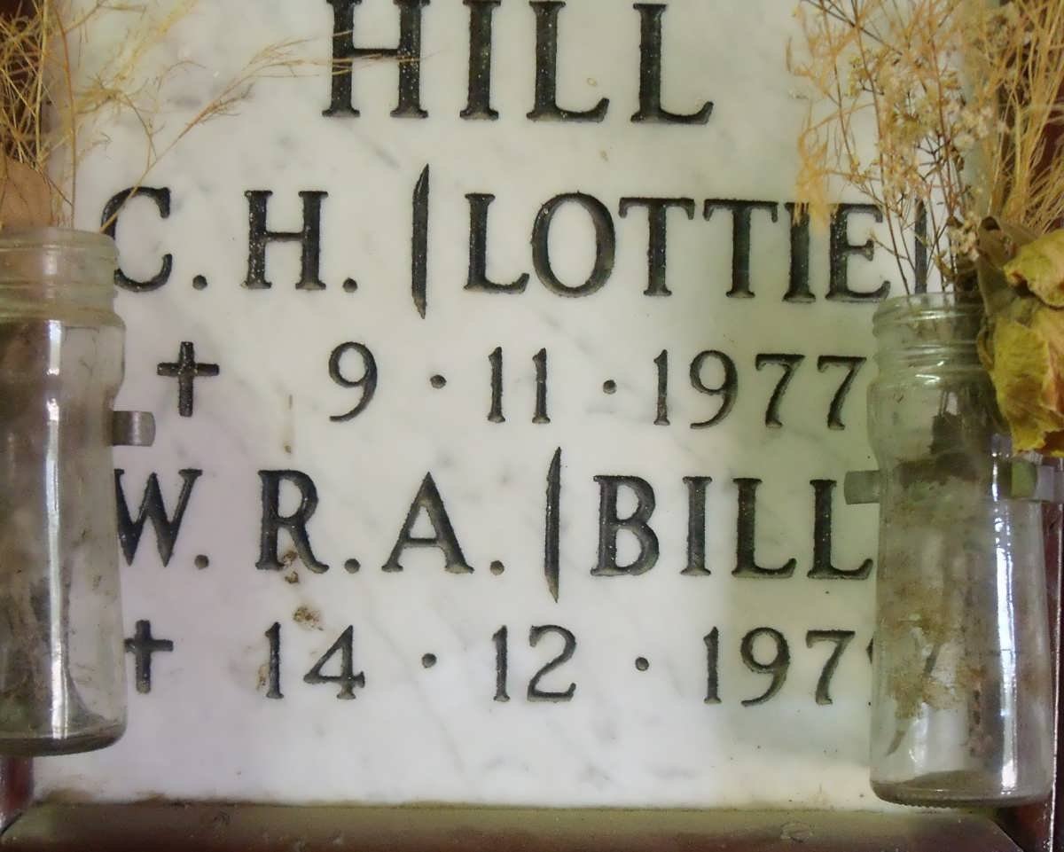 HILL W.R.A. -1979 &amp; C.H. -1977
