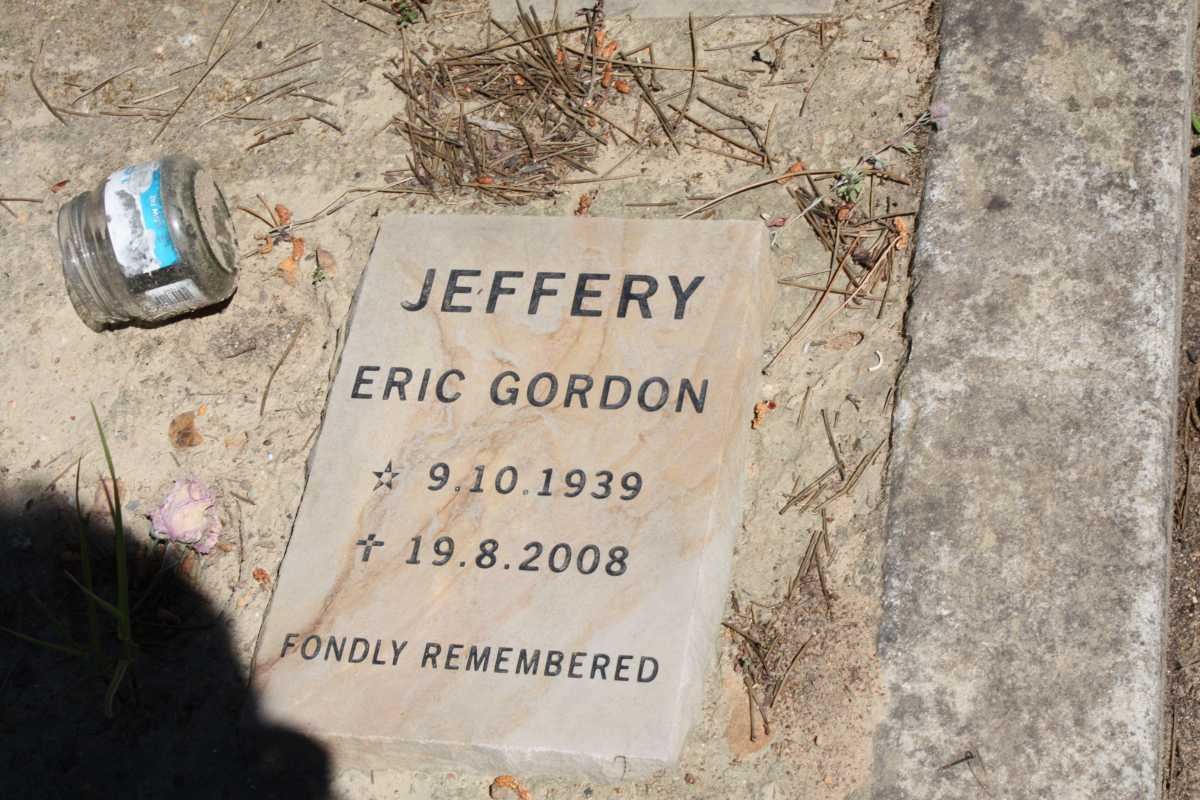 JEFFERY Eric Gordon 1939-2008