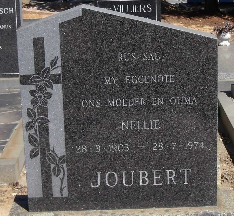 JOUBERT Nellie 1903-1974