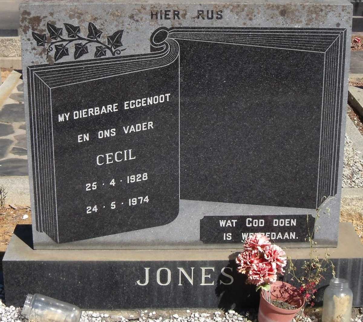 JONES Cecil 1928-1974