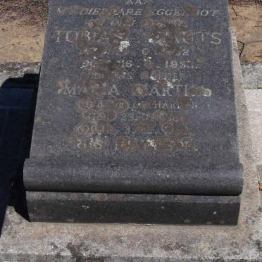 JOUBERT Tobia Smuts  ???2-1950 &amp; Maria Martha DE LA HARPE 1881-