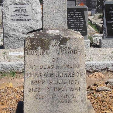 JOHNSON Chas W.H. 1871-1941