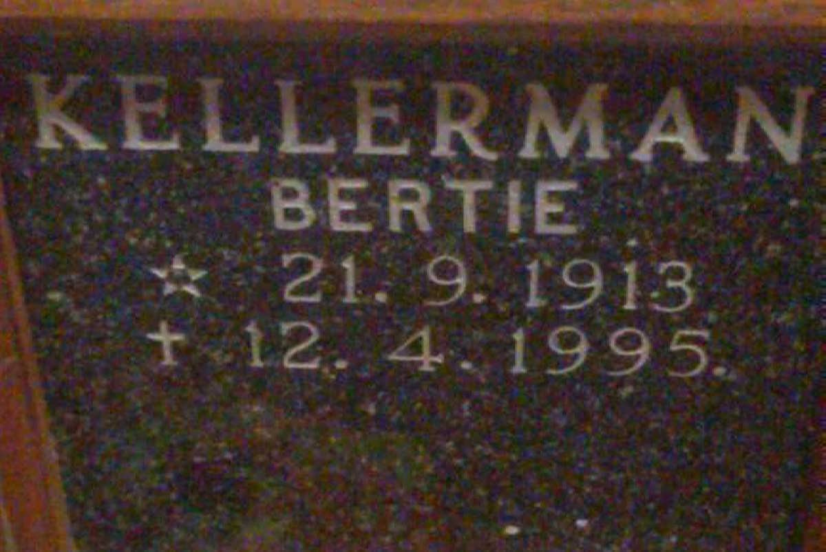 KELLERMAN Bertie 1913-1995