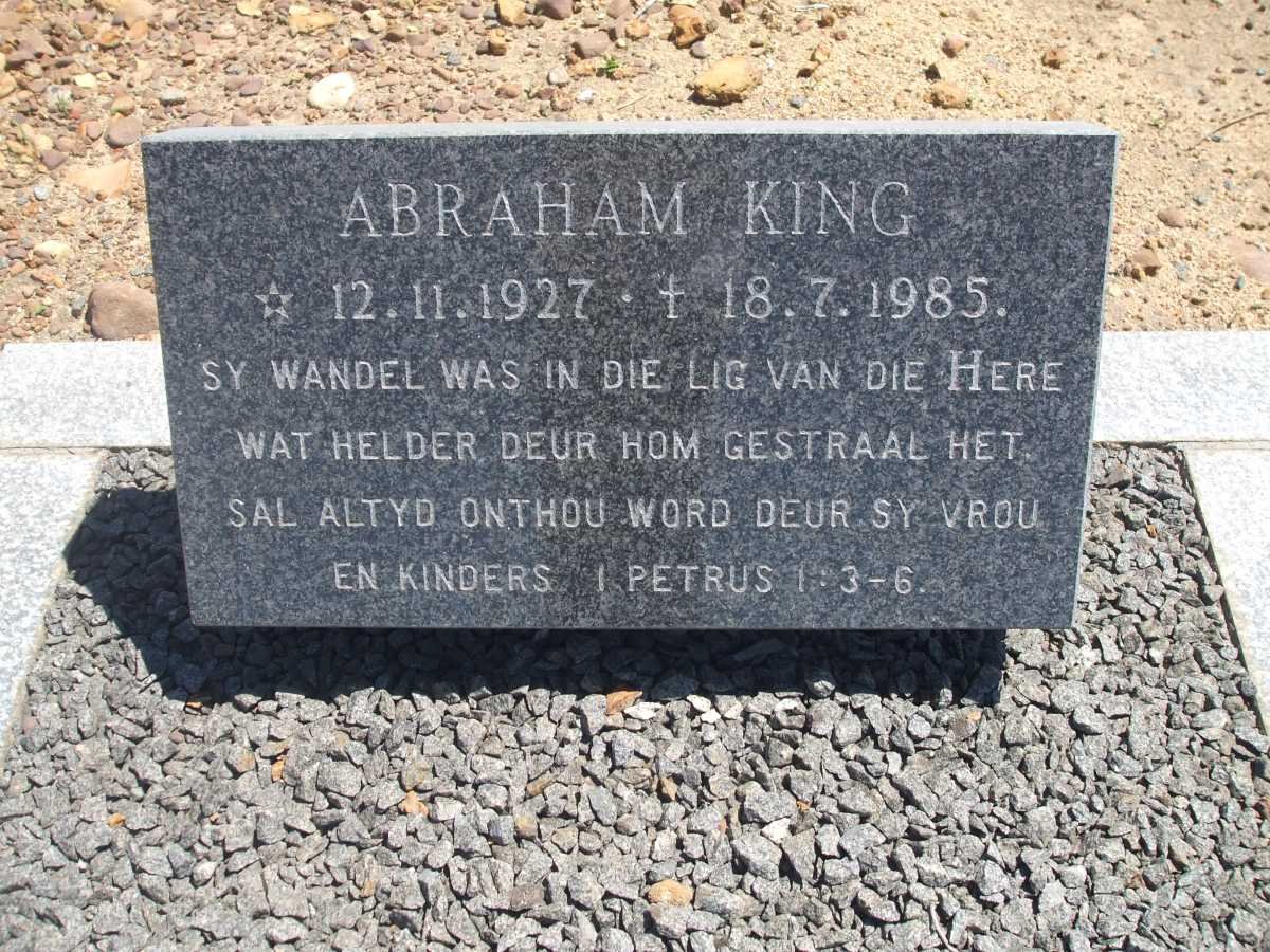 KING Abraham 1927-1985