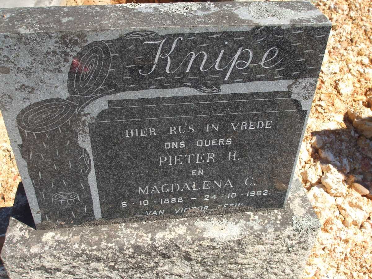 KNIPE Pieter H. &amp; Magdalena C. 1888-1962
