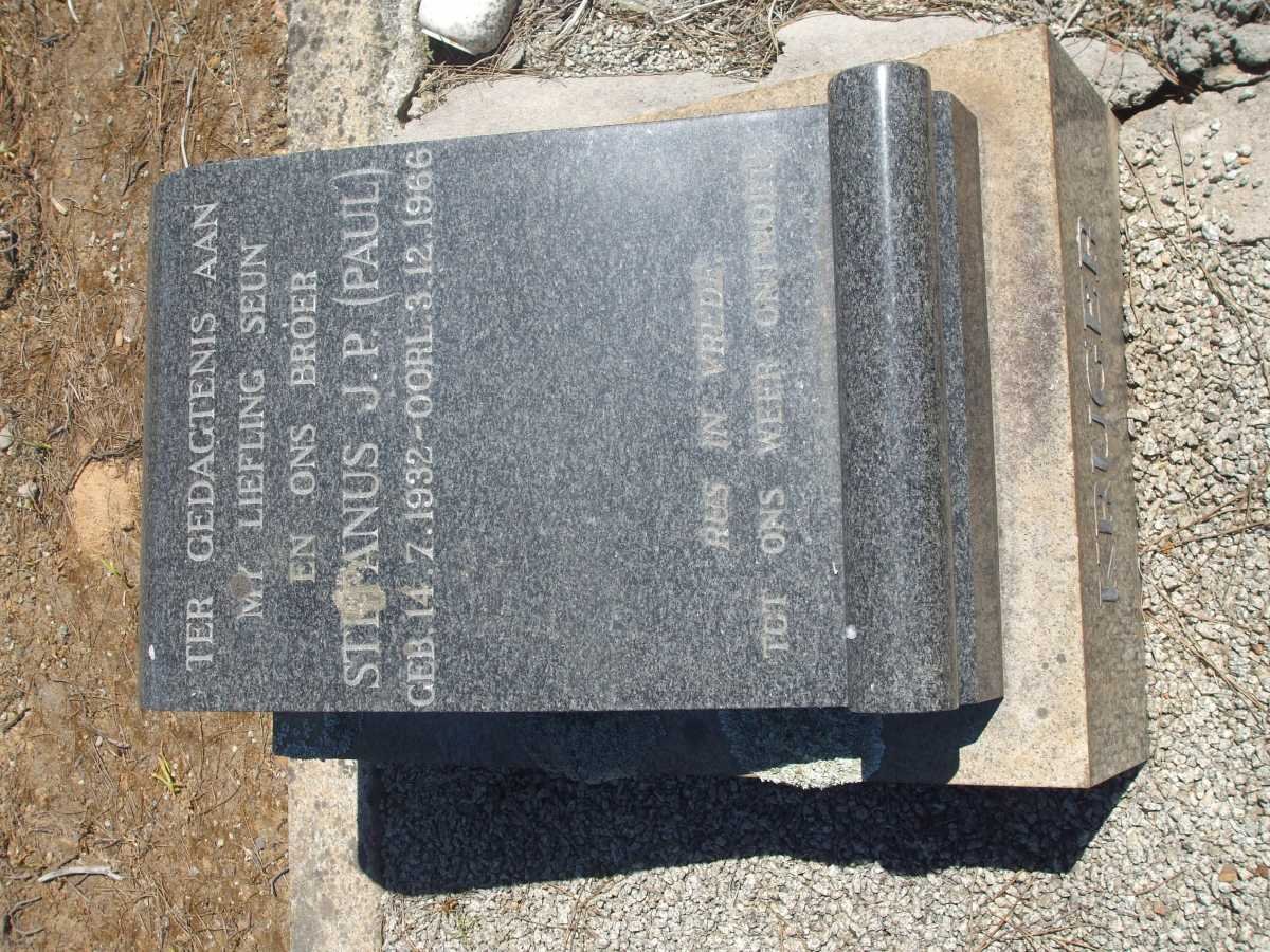 KRUGER Stefanus J.P. 1932-1966