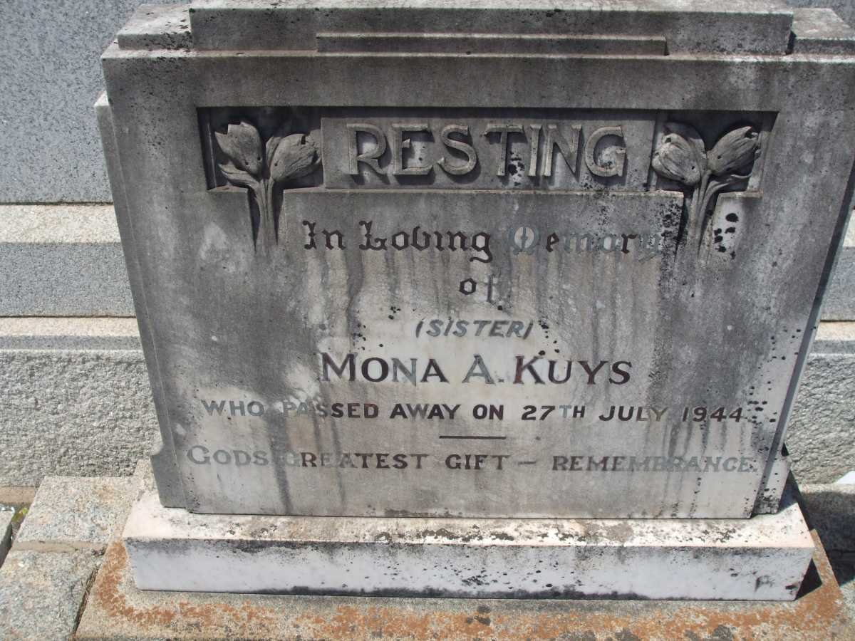 KUYS Mona A. -1944
