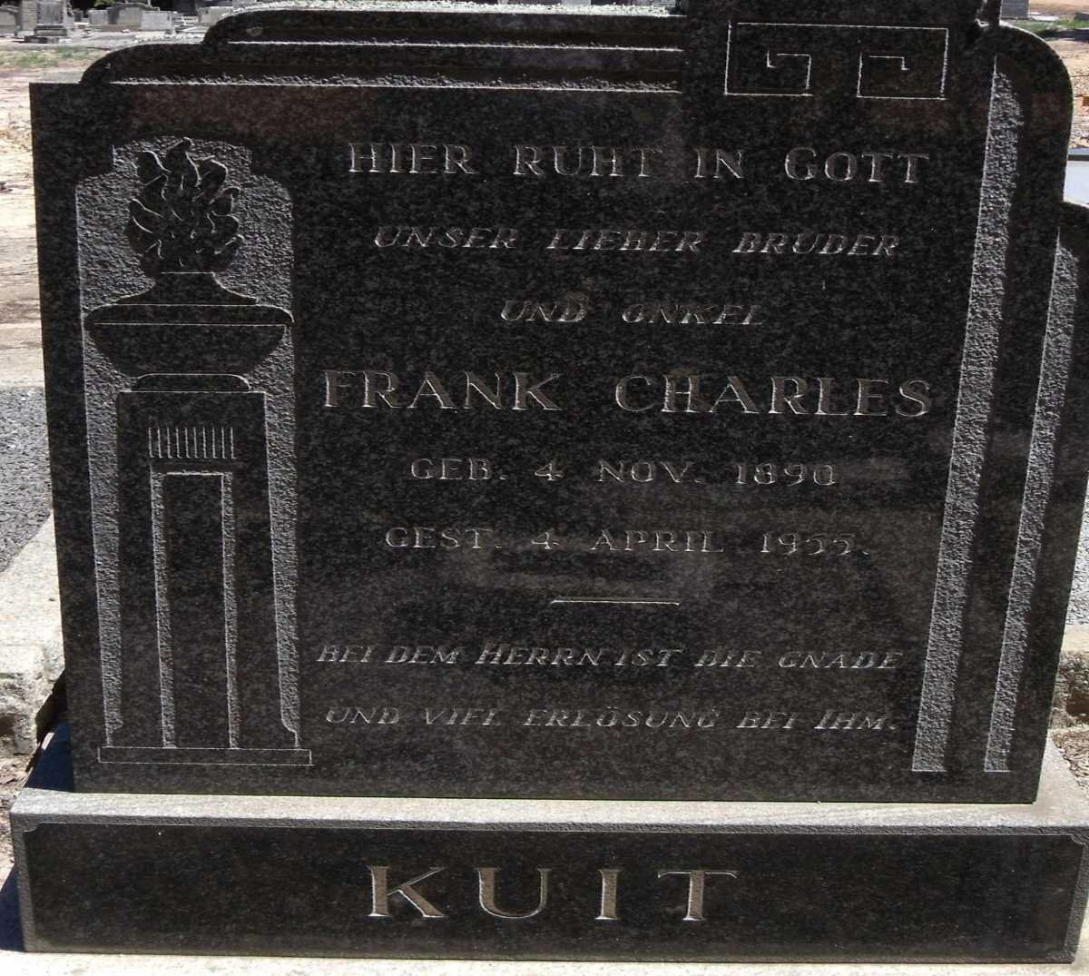 KUIT Frank Charles 1890-1955