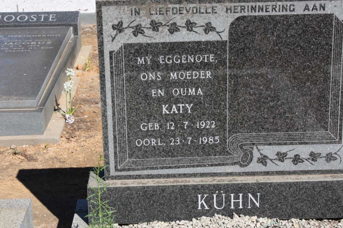 KUHN Katy 1922-1985
