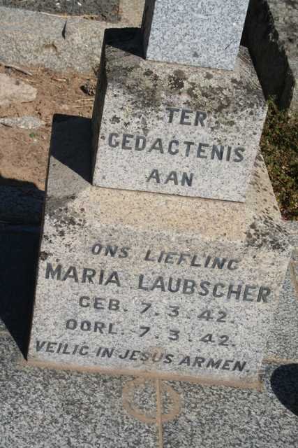 LAUBSCHER Maria 1942-1942