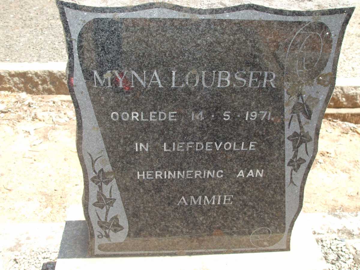 LOUBSER Myna -1971