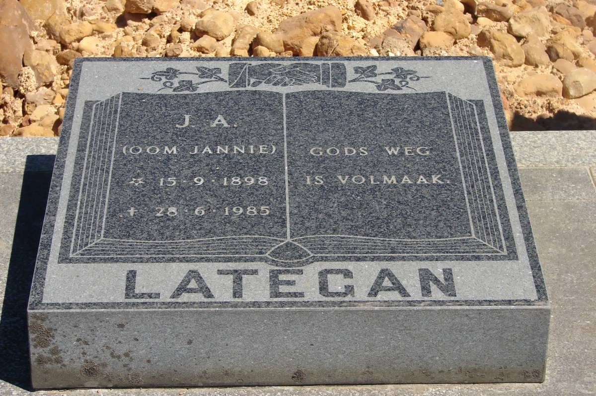 LATEGAN J.A. 1898-1985