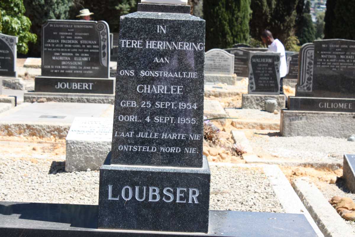 LOUBSER Charlee 1954-1955