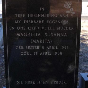 LIEBENBERG Magrieta Susanna BESTER 1941-1988