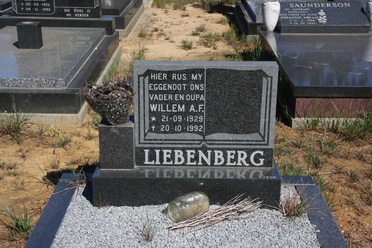 LIEBENBERG Willem A.F. 1929-1992