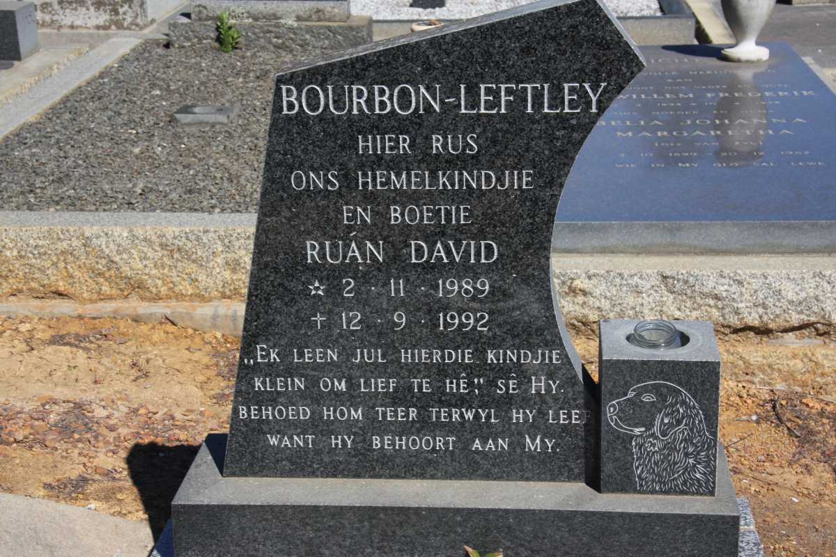 LEFTLEY Ruan David, BOURBON 1989-1992