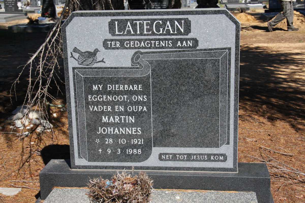 LATEGAN Martin Johannes 1921-1988