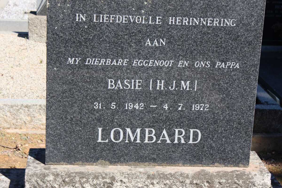 LOMBARD H.J.M. 1942-1972