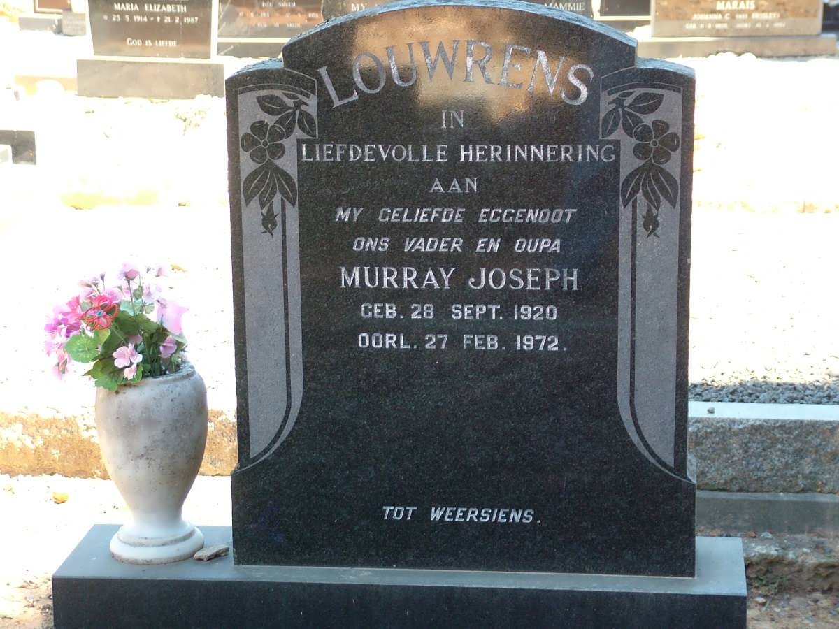 LOUWRENS Murray Joseph 1920-1972