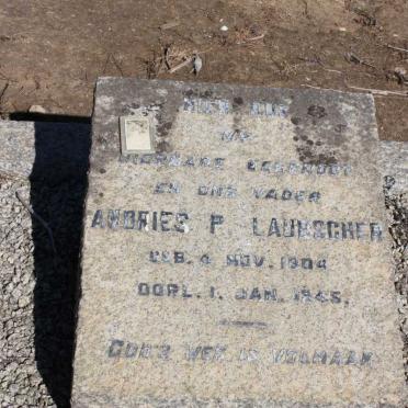 LAUBSCHER Andries P. 1904-1945