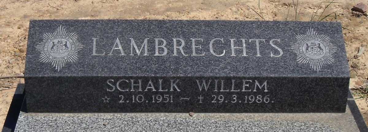 LAMBRECHTS Schalk Willem 1951-1986