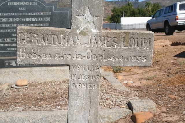 LOUW Gerald Max James 1932-1935