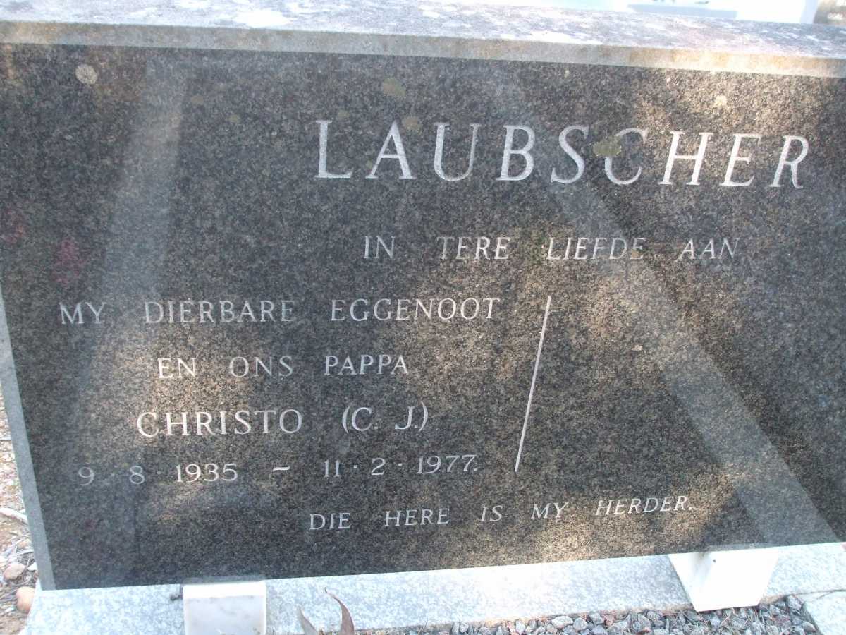 LAUBSCHER C.J. 1935-1977