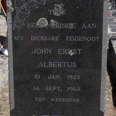 LEEDO John Ernst Albertus 1923-1963