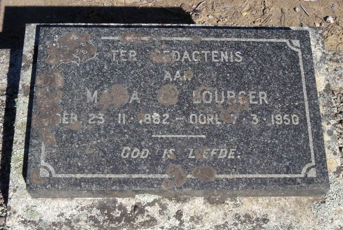 LOUBSER Maria C. 1882-1950
