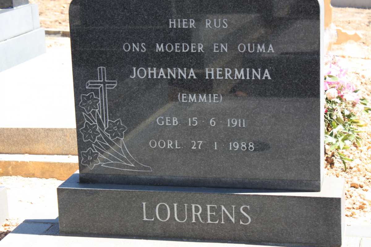 LOURENS Johanna Hermina 1911-1988